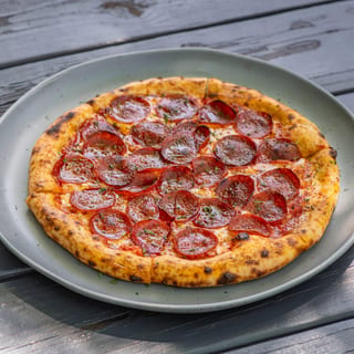 Sweet & Spicy Pepperoni Pizza